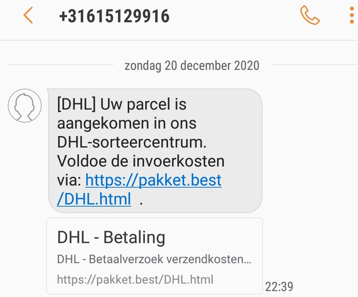 Trap niet in nepberichten uit naam van PostNL en DHL - Kassa - BNNVARA