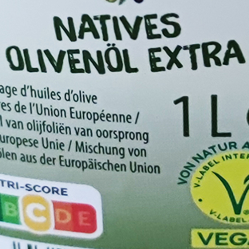 Waarom heeft deze olijfolie een vegan label op het etiket?