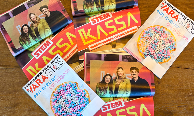 Afbeelding van Wint Kassa de Gouden Televizier-Ring? Hang de poster voor je raam!