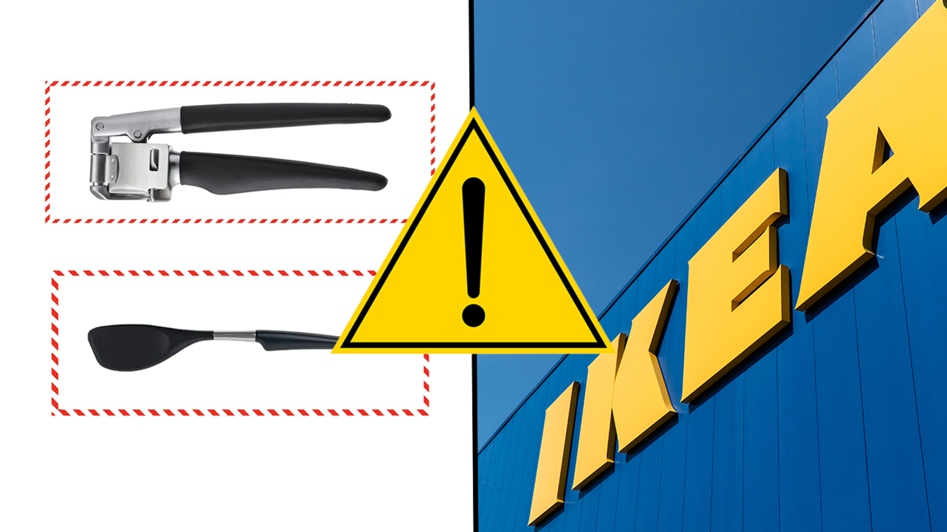 IKEA terugroep pers en spatel winkel