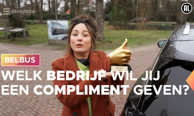 Afbeelding van Welk bedrijf wil jij een compliment geven voor de Gouden Belbus Duim?