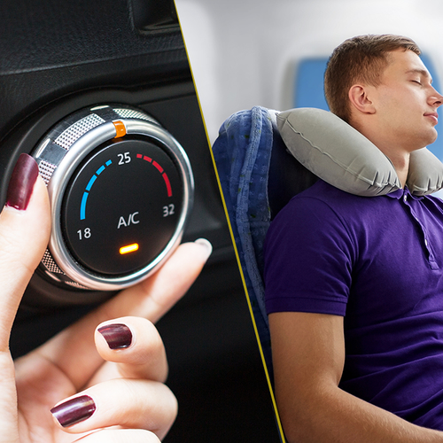 Kun je ziek worden van de airconditioning in de auto of het vliegtuig?