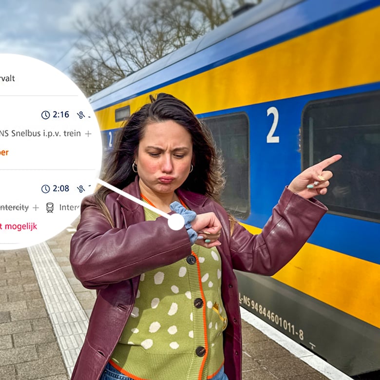 Afbeelding van Check je Recht: zo krijg je je geld terug bij treinvertraging van de NS