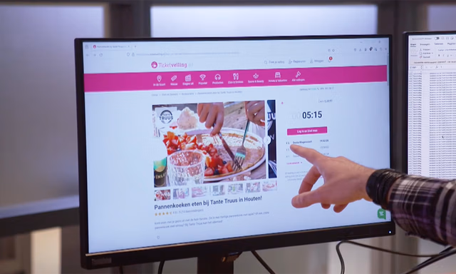 Afbeelding van Veilingsite Ticketveiling.nl liet deelnemers tegen een bot bieden: 270.000 euro boete