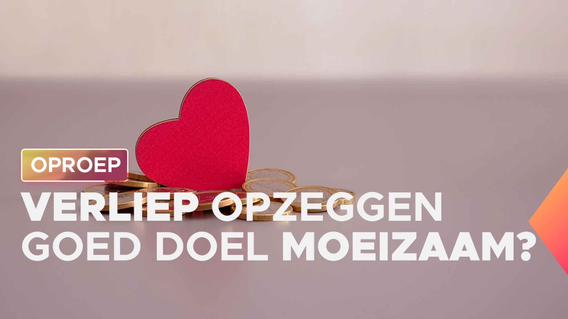 oproep opzeggen goed doel
