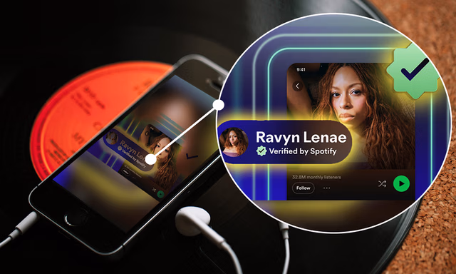 Afbeelding van Geen zin in AI-muziek? Spotify komt met verificatievinkje voor echte artiesten