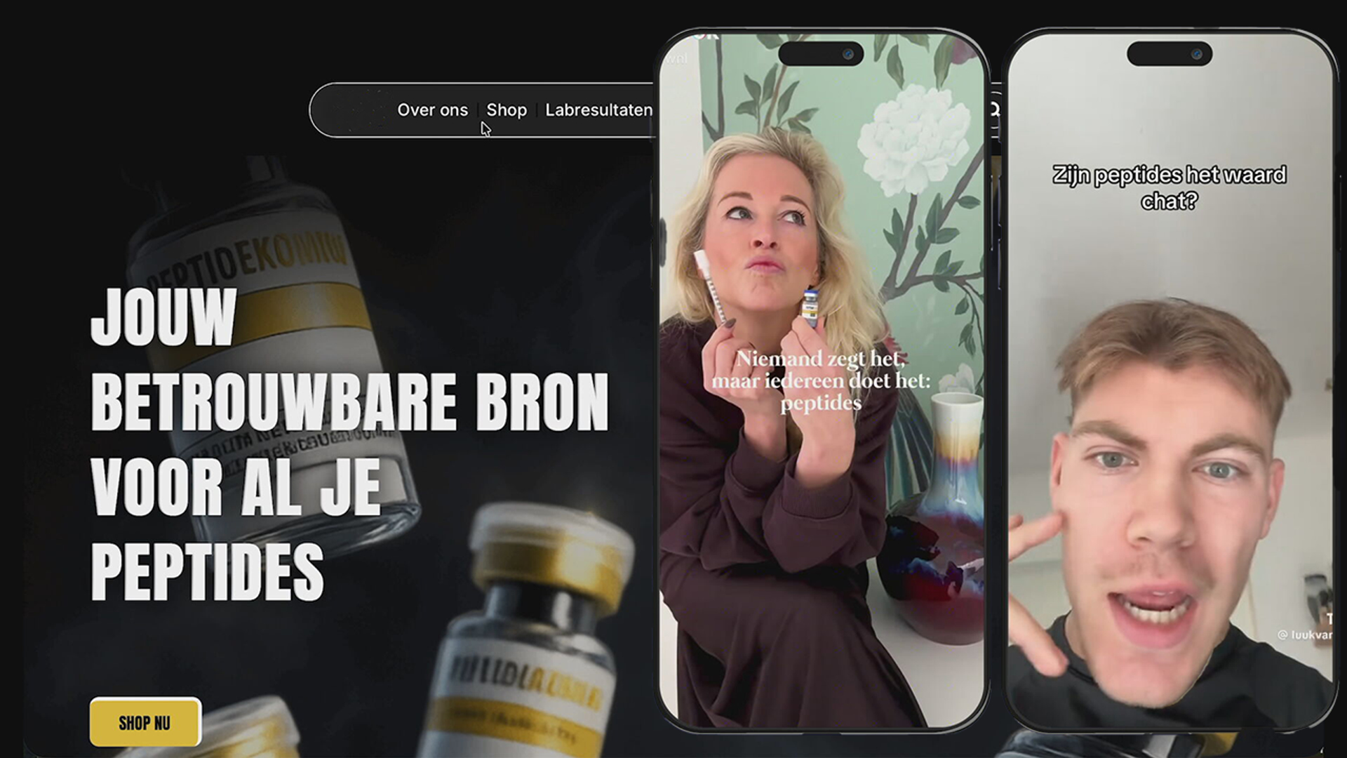 Afbeelding van Online peptiden kopen? Inspectie waarschuwt voor risico's en gevaren