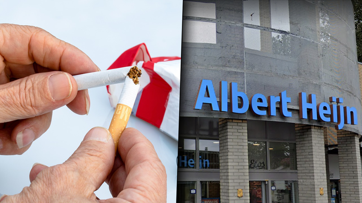 Albert Heijn stopt op 1 januari 2024 met de verkoop van sigaretten Kassa BNNVARA