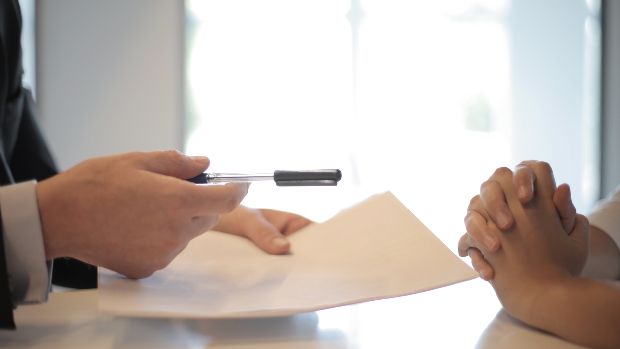 Schuld erfenis ondertekenen groot