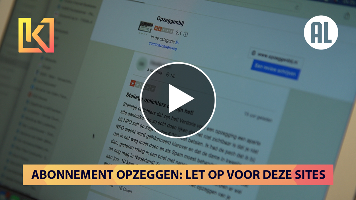 Abonnement opzeggen? Pas op! Sommige sites rekenen zeer hoge tarieven