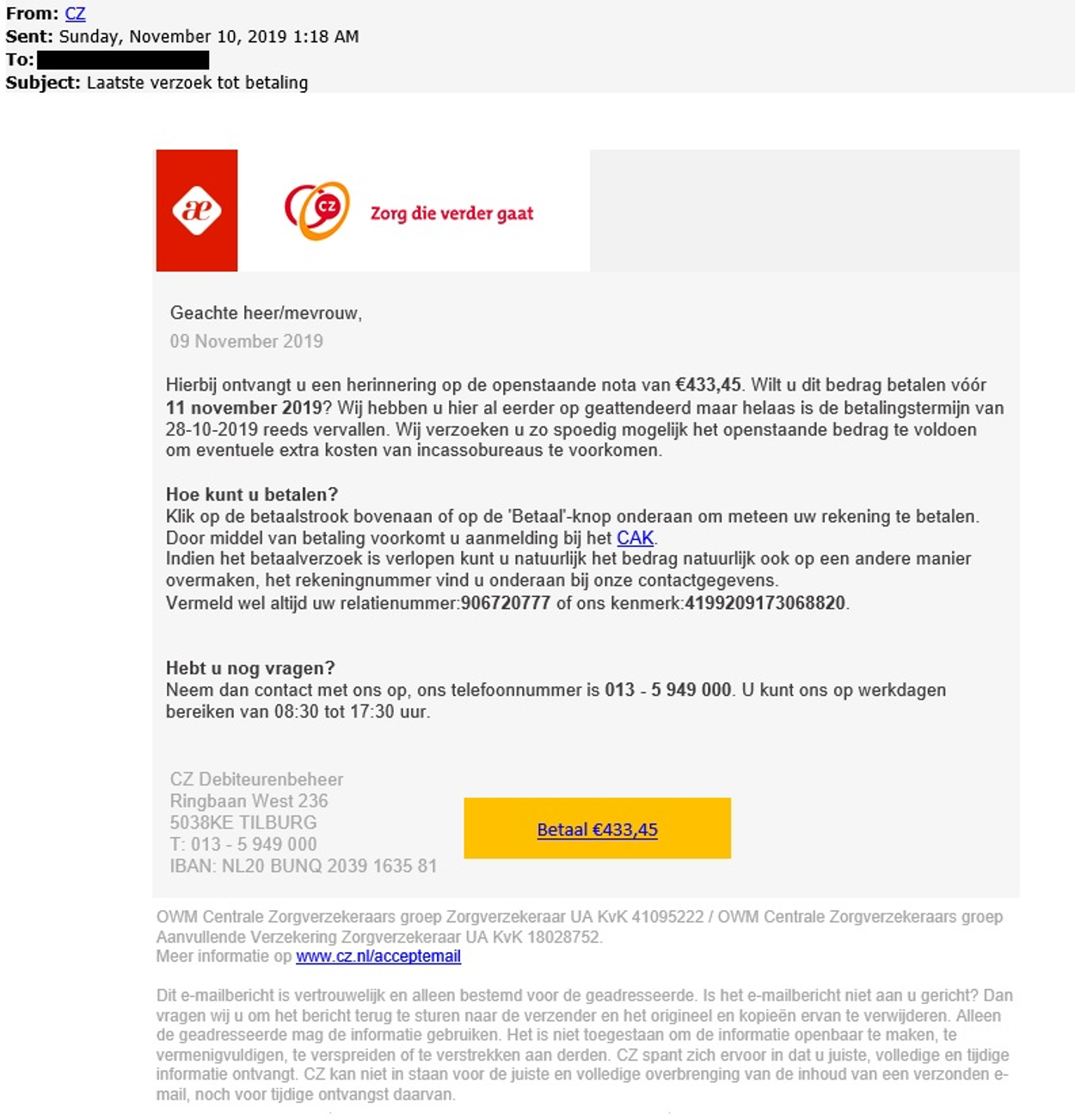 phishing cz