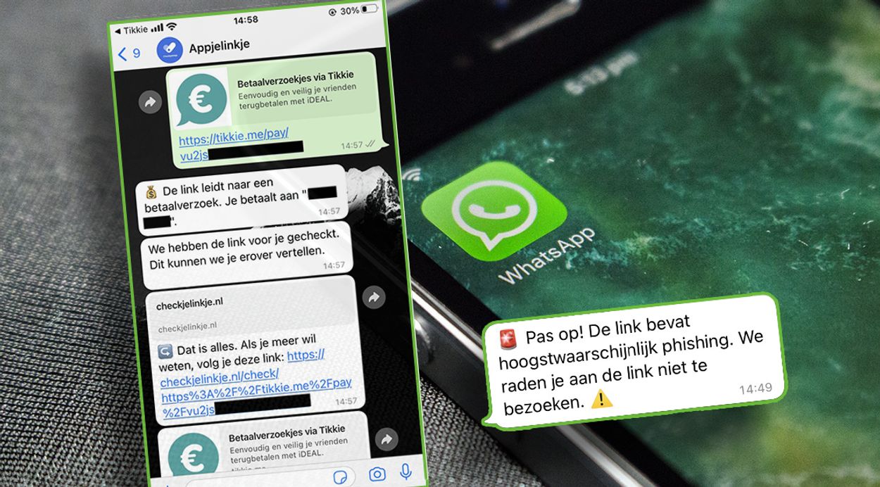 Afbeelding van Voorkom WhatsApp-oplichting en controleer verdachte links via Appjelinkje: veilig of niet?