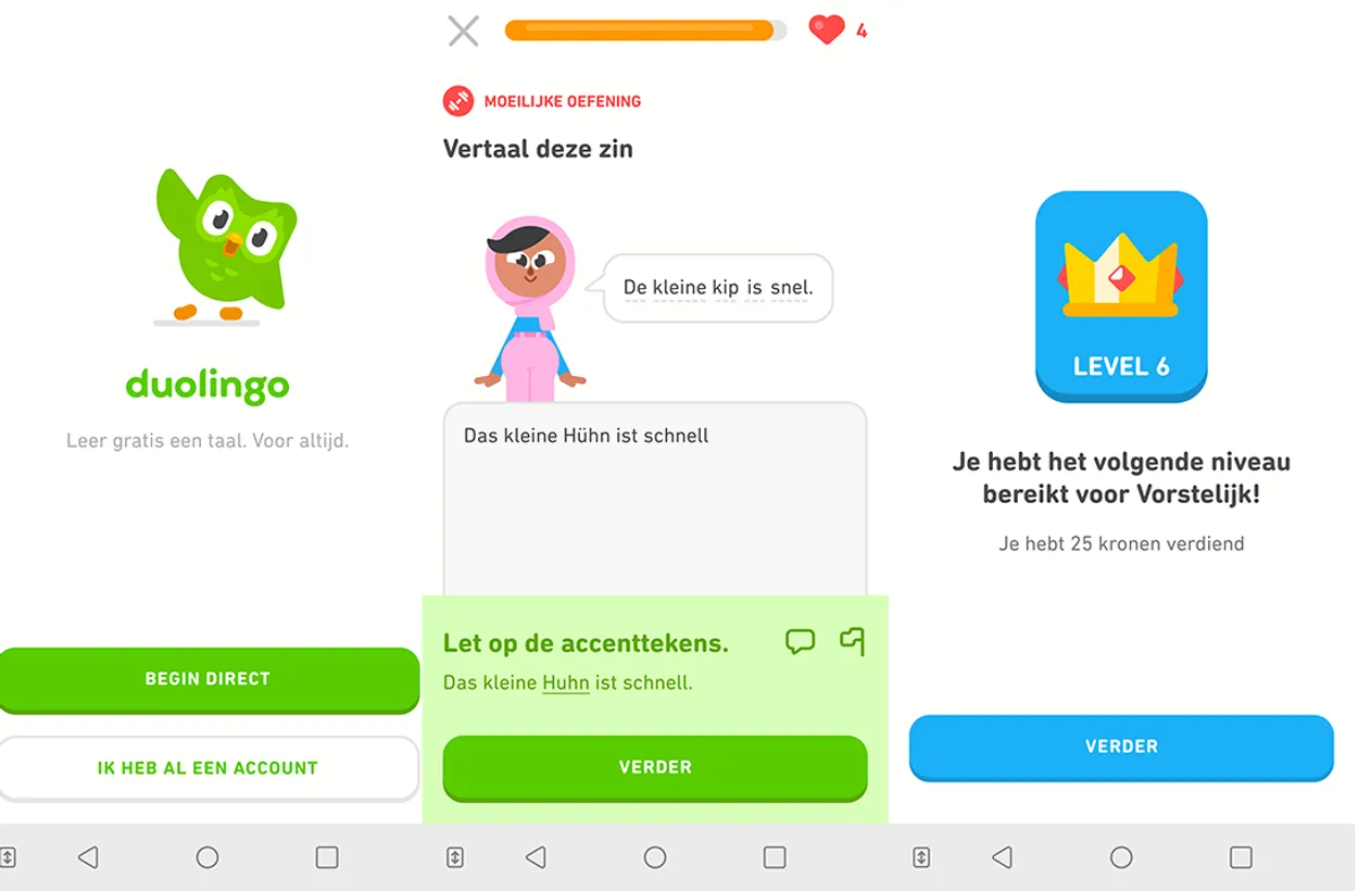 Hoe vlot leer je een vreemde taal met Duolingo, Memrise en Mondly