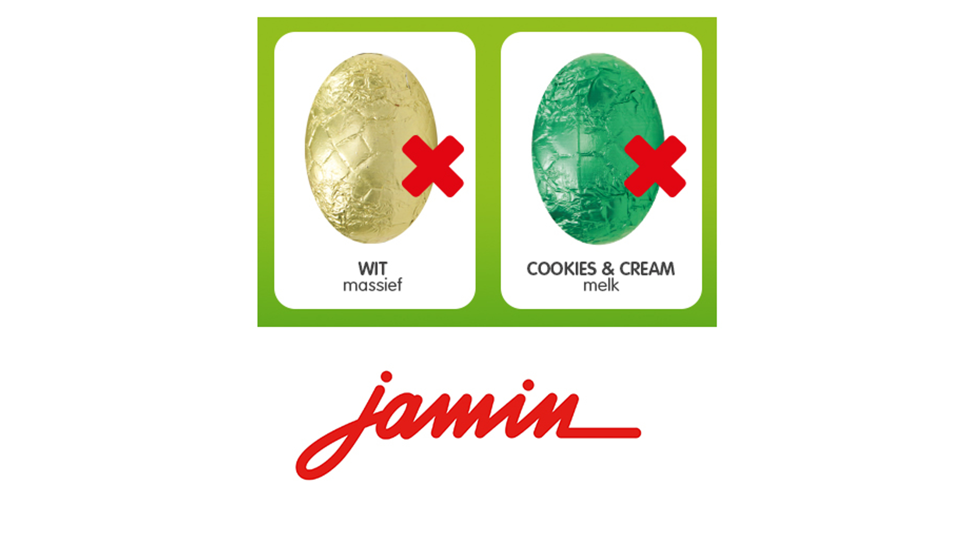 paaseitjes jamin terugroep 930