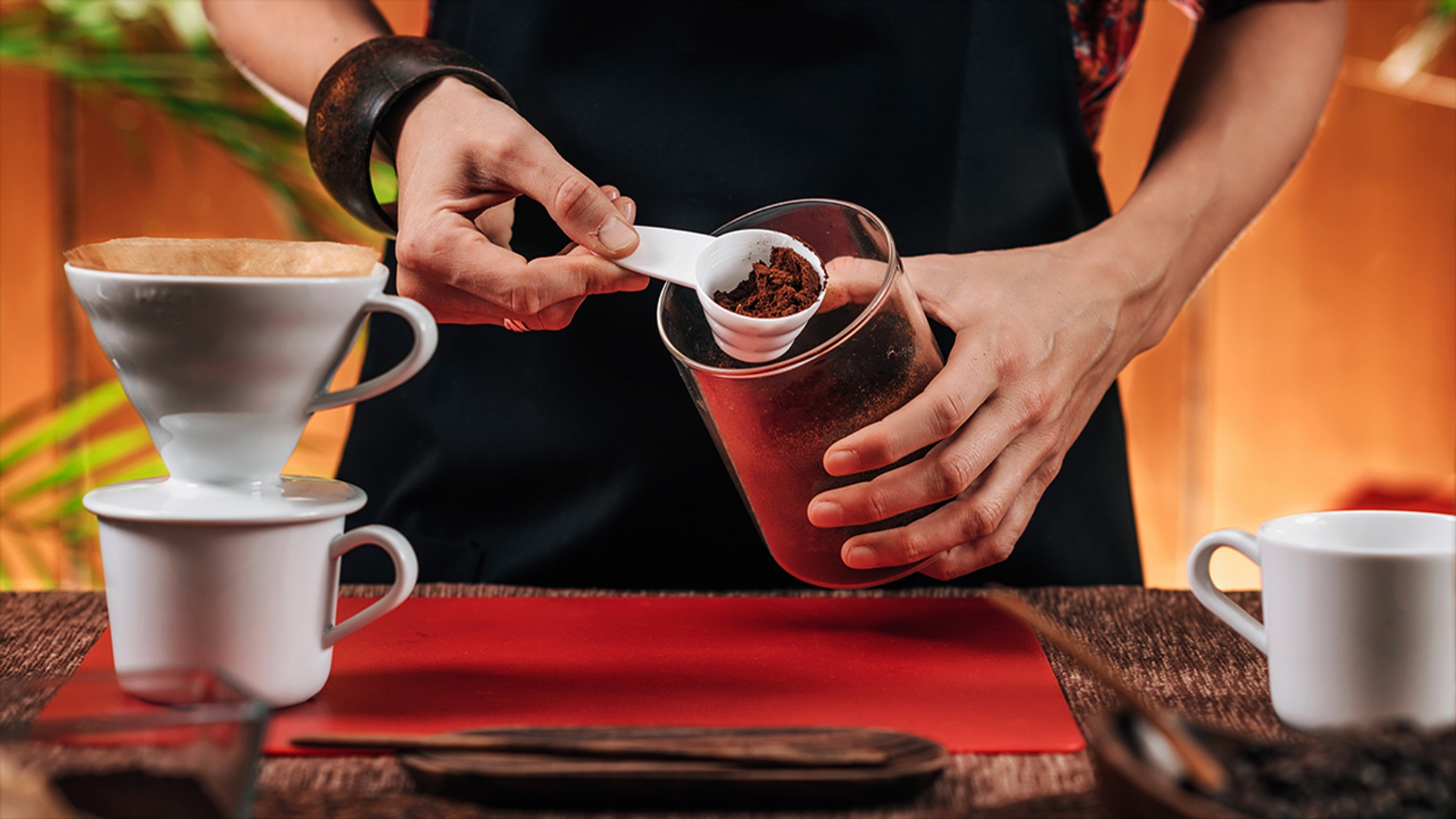 filterkoffie 1280 gemalen koffie zetten