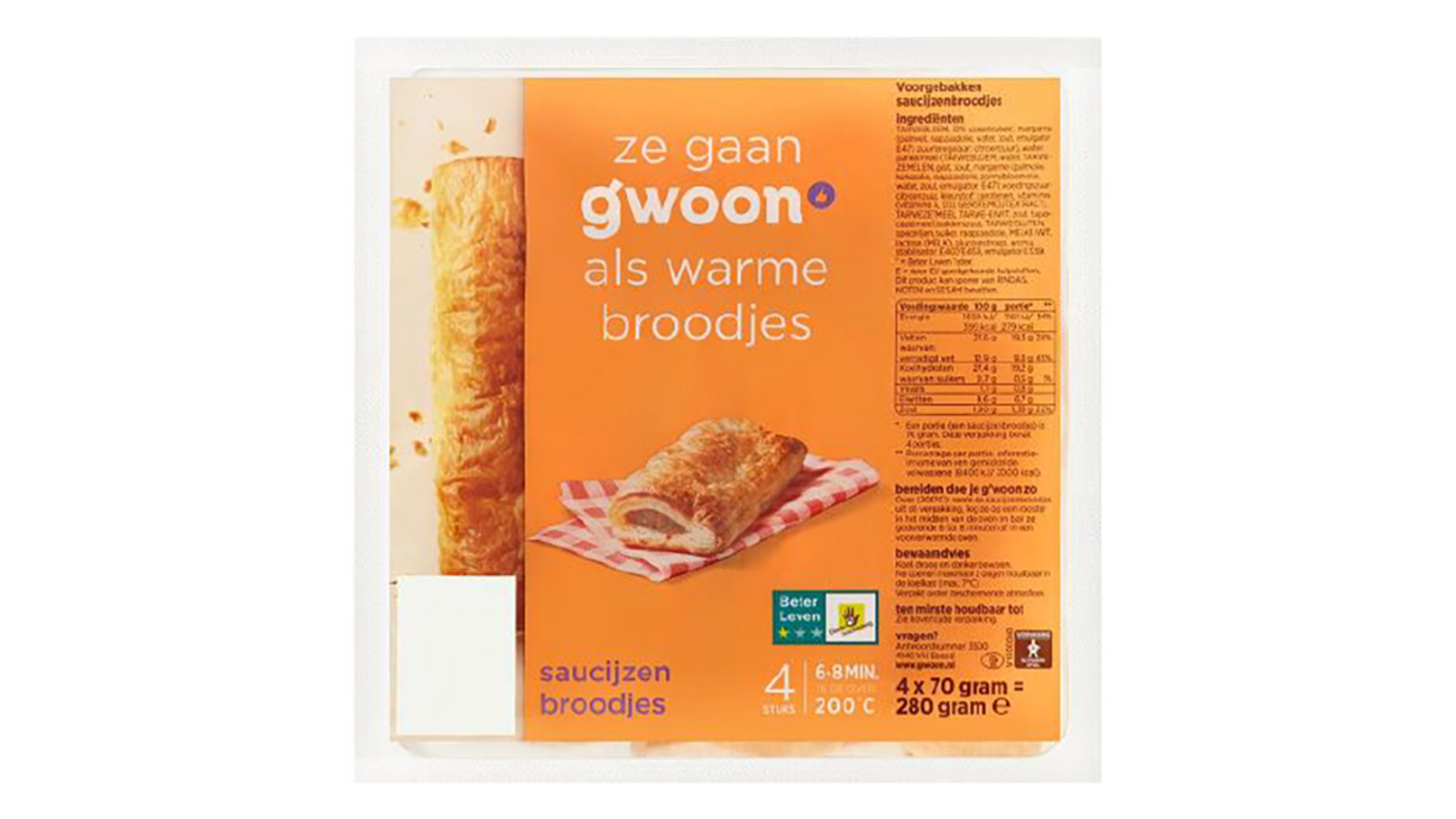 worstenbroodjes gwoon terugroepactie