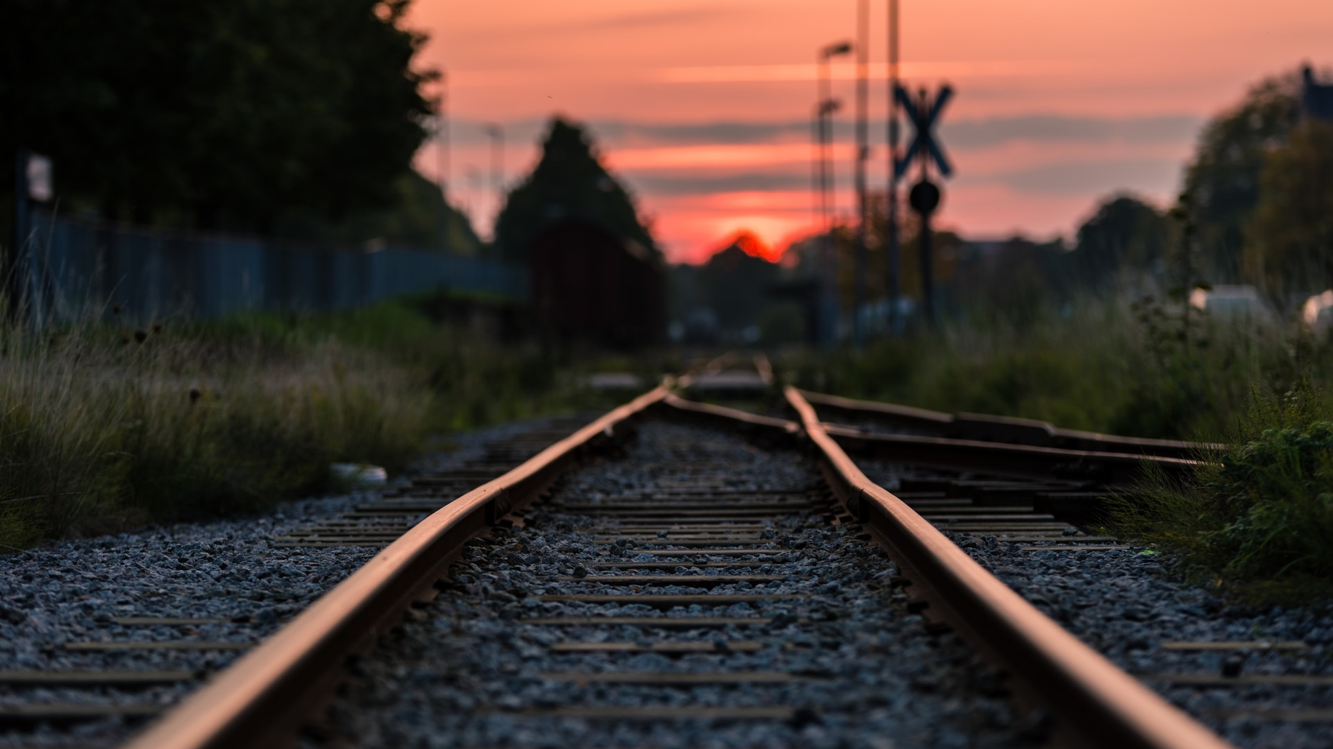 Treinspoor trein werkzaamheden