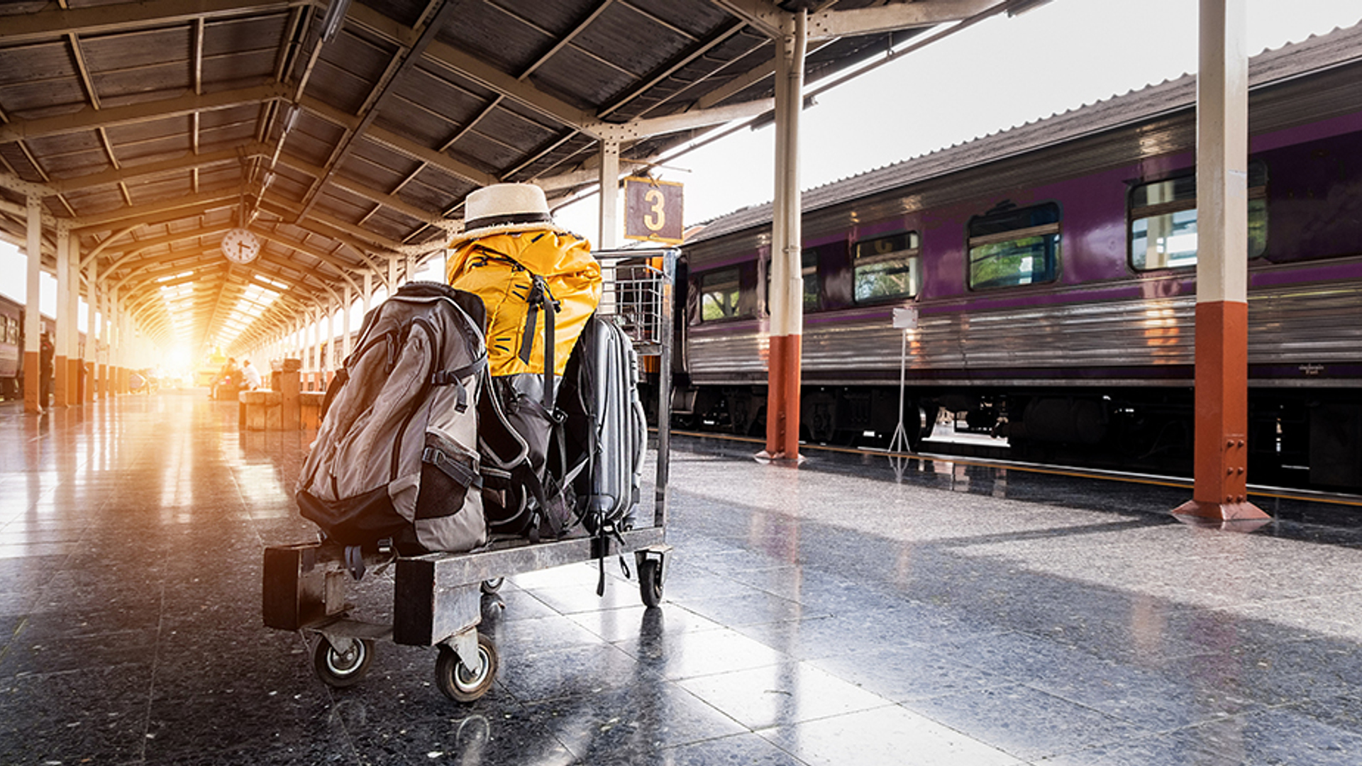 bagage reis trein ov perron 930