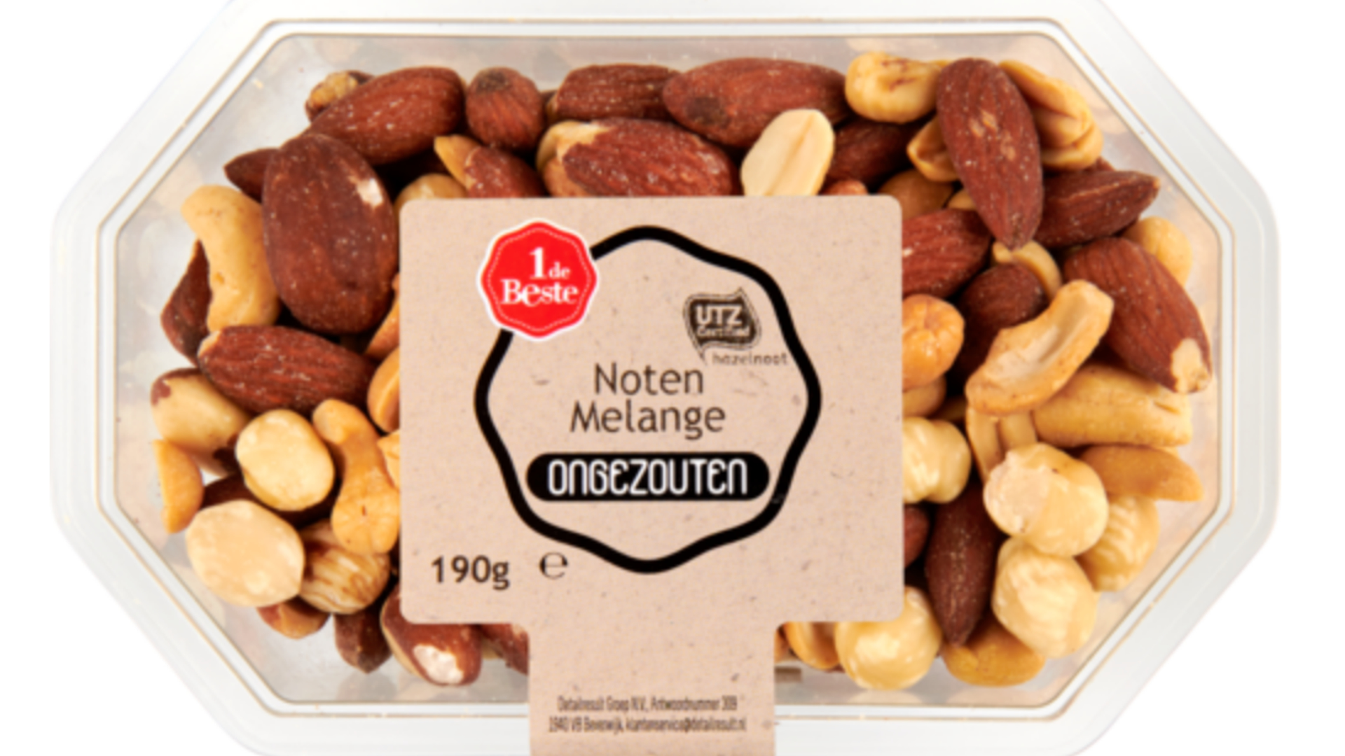 Notenmelange productwaarschuwing