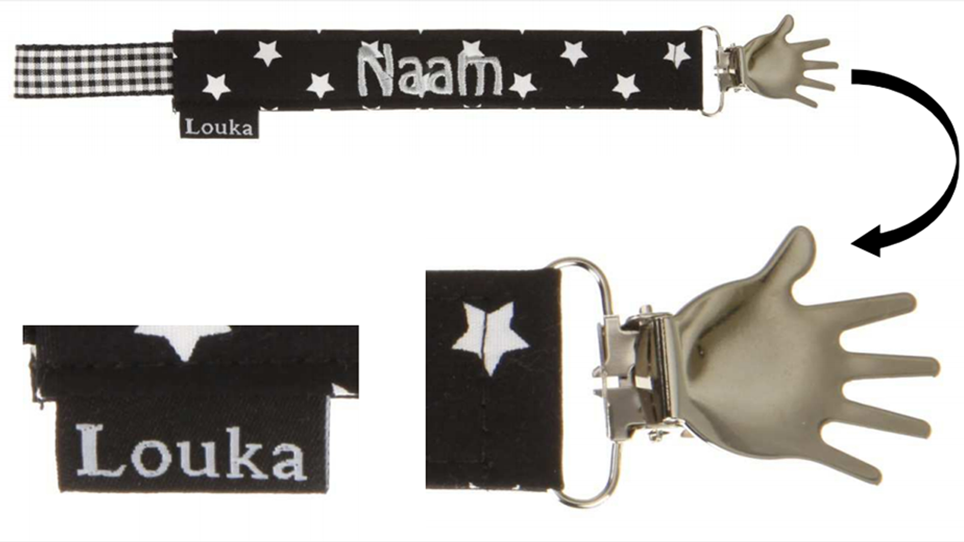 Louka speenkoord pruductwaarschuwing