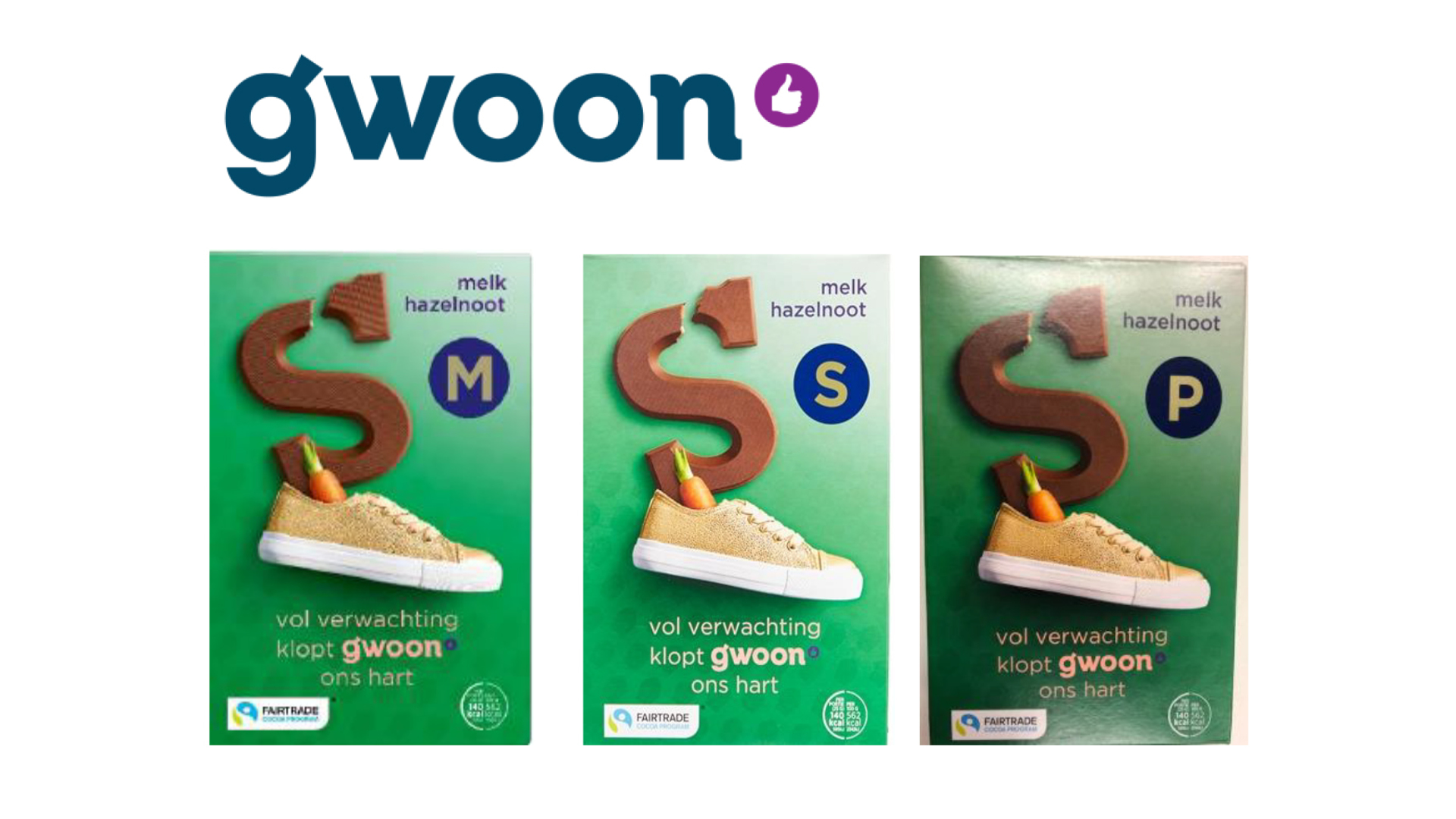 veiligheidswaarschuwing gwoon chocoladeletters