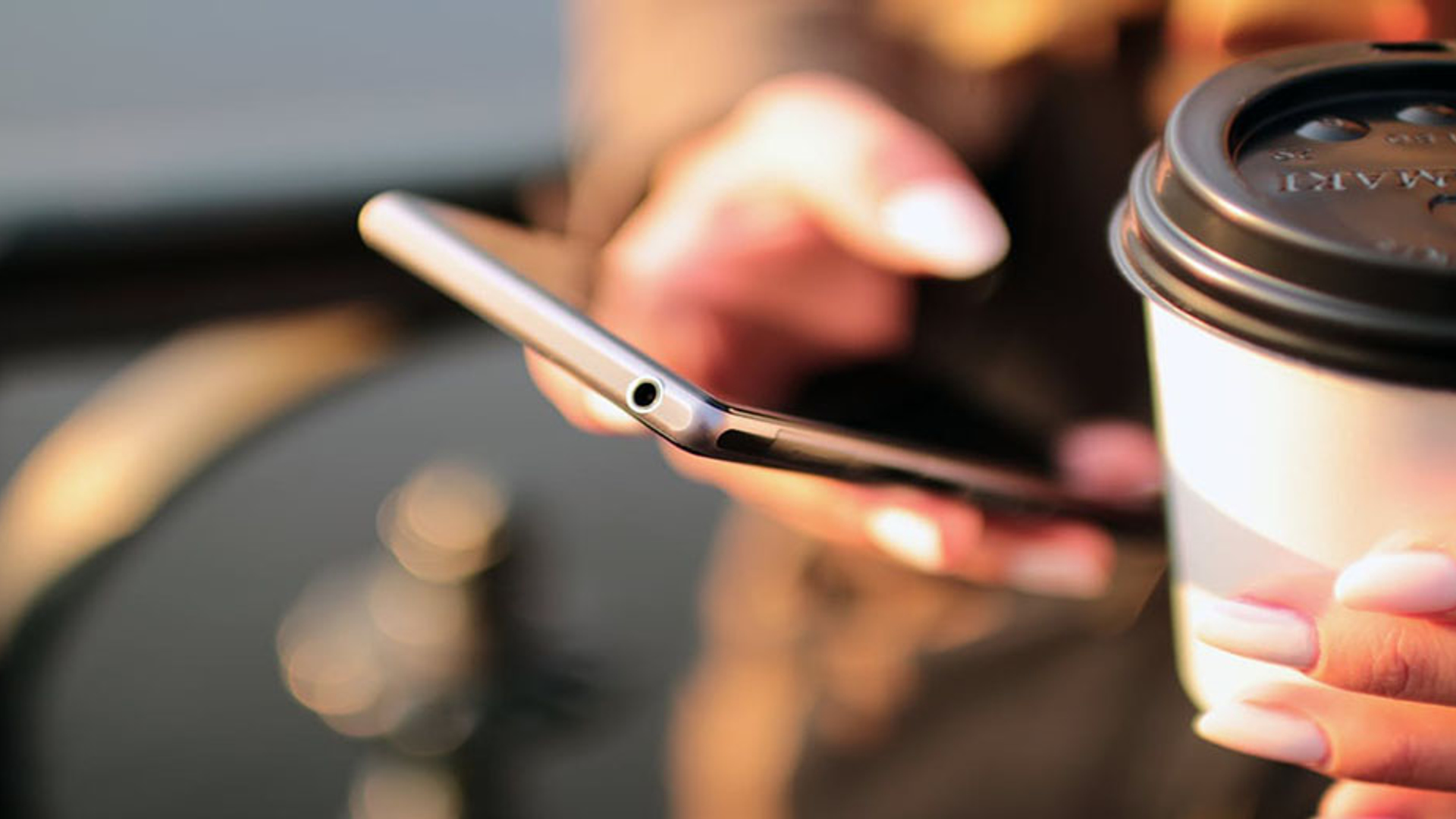 koffie smartphone