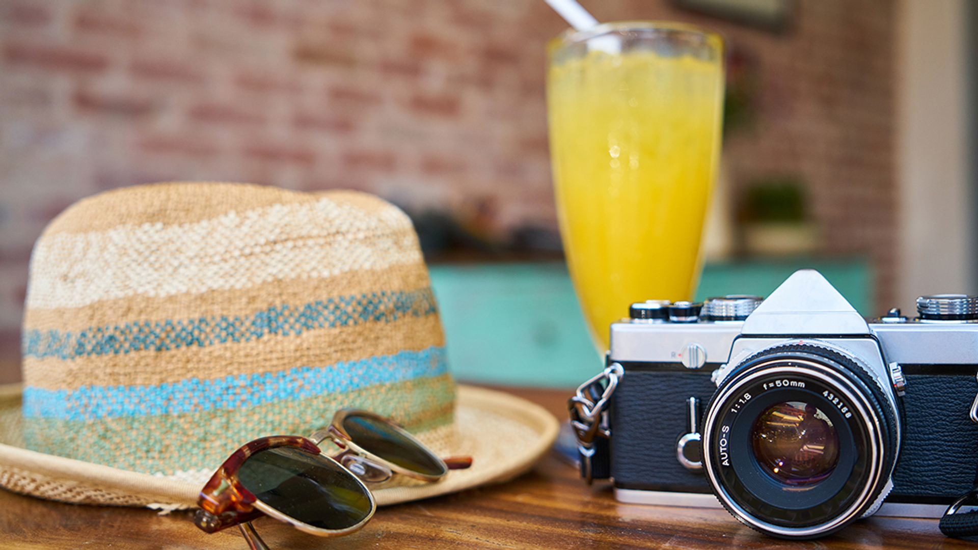 vakantie zomer zonnebril fotocamera 1127