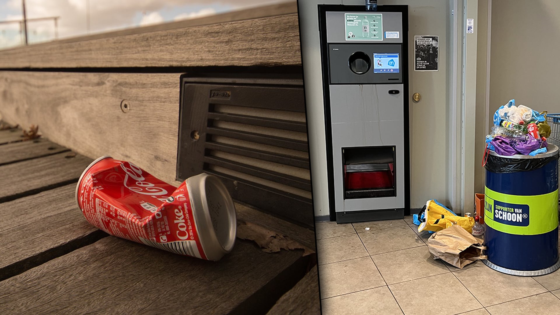 Afbeelding van Sinds invoering statiegeld ruim de helft minder blikjes in zwerfafval