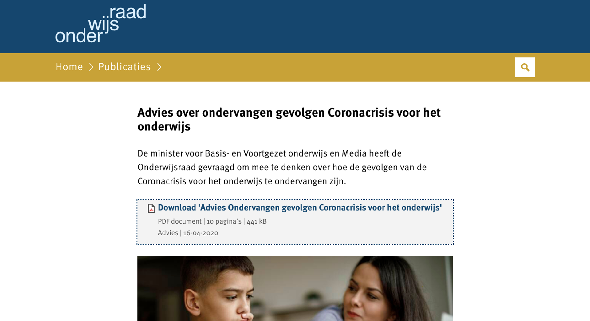 Rapport Onderwijsraad