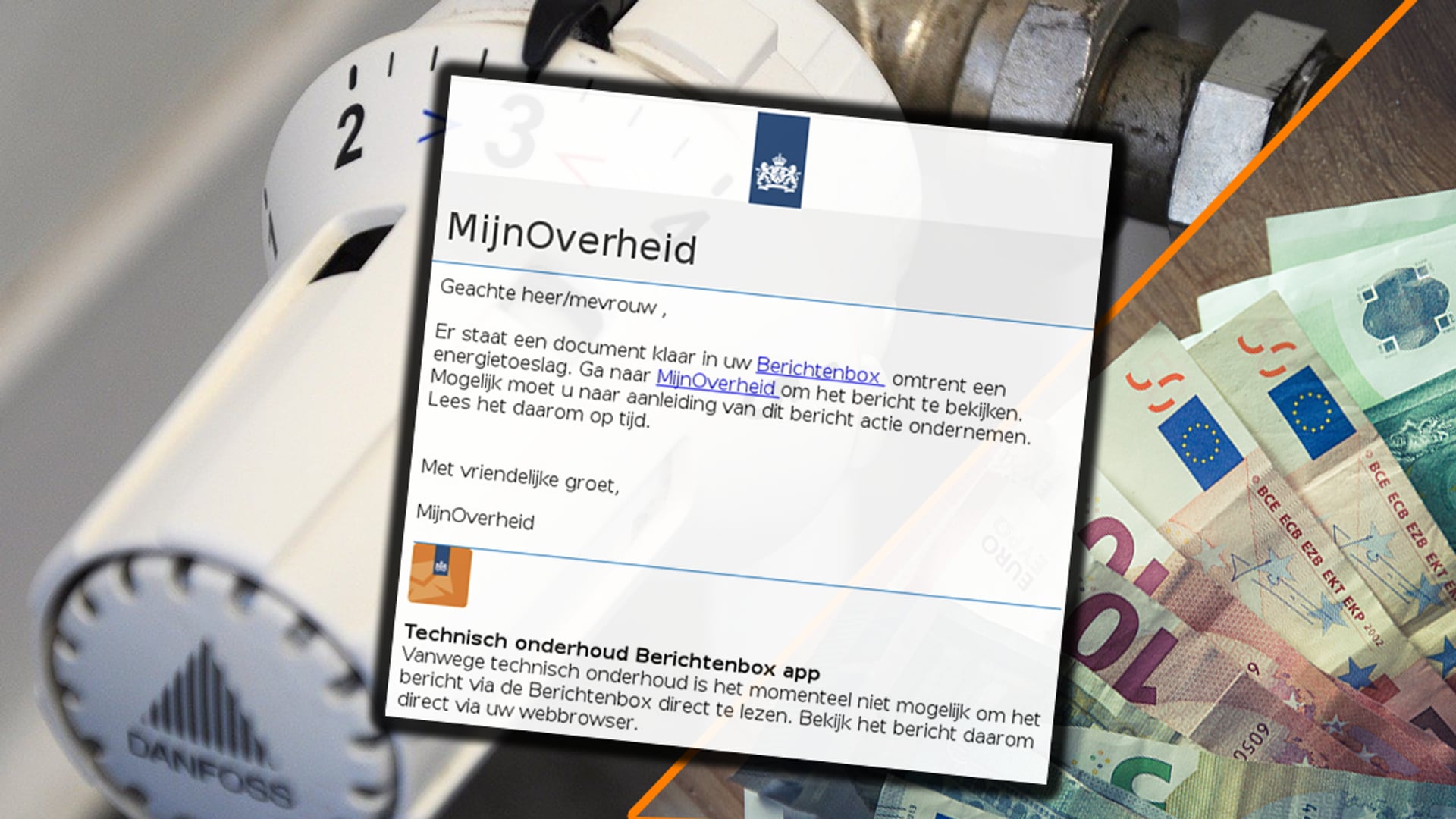 Afbeelding van Nieuwe oplichtingstruc over energietoeslag via valse MijnOverheid-mails