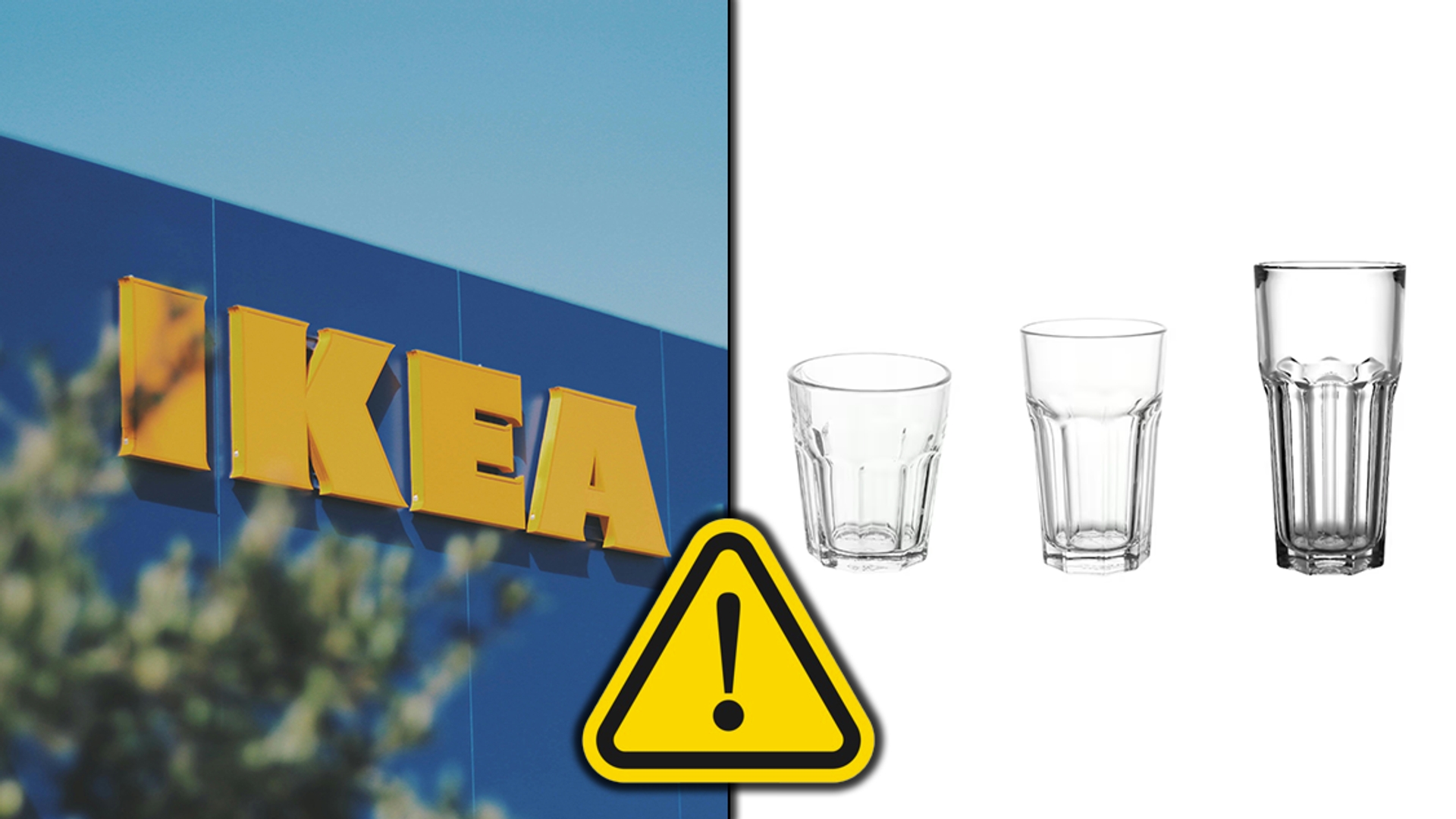 Afbeelding van Waarschuwing voor onveilige IKEA-drinkglazen: "Risico op brandwonden"