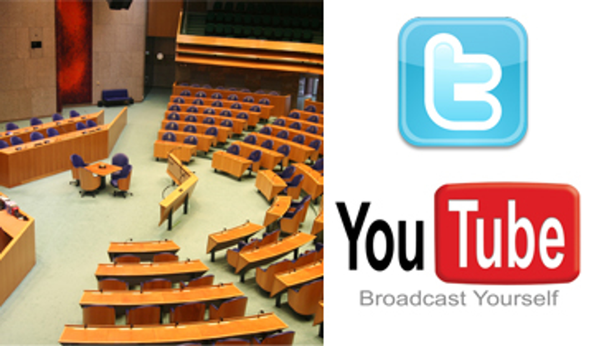 Afbeelding van Tweede Kamer via Twitter en YouTube