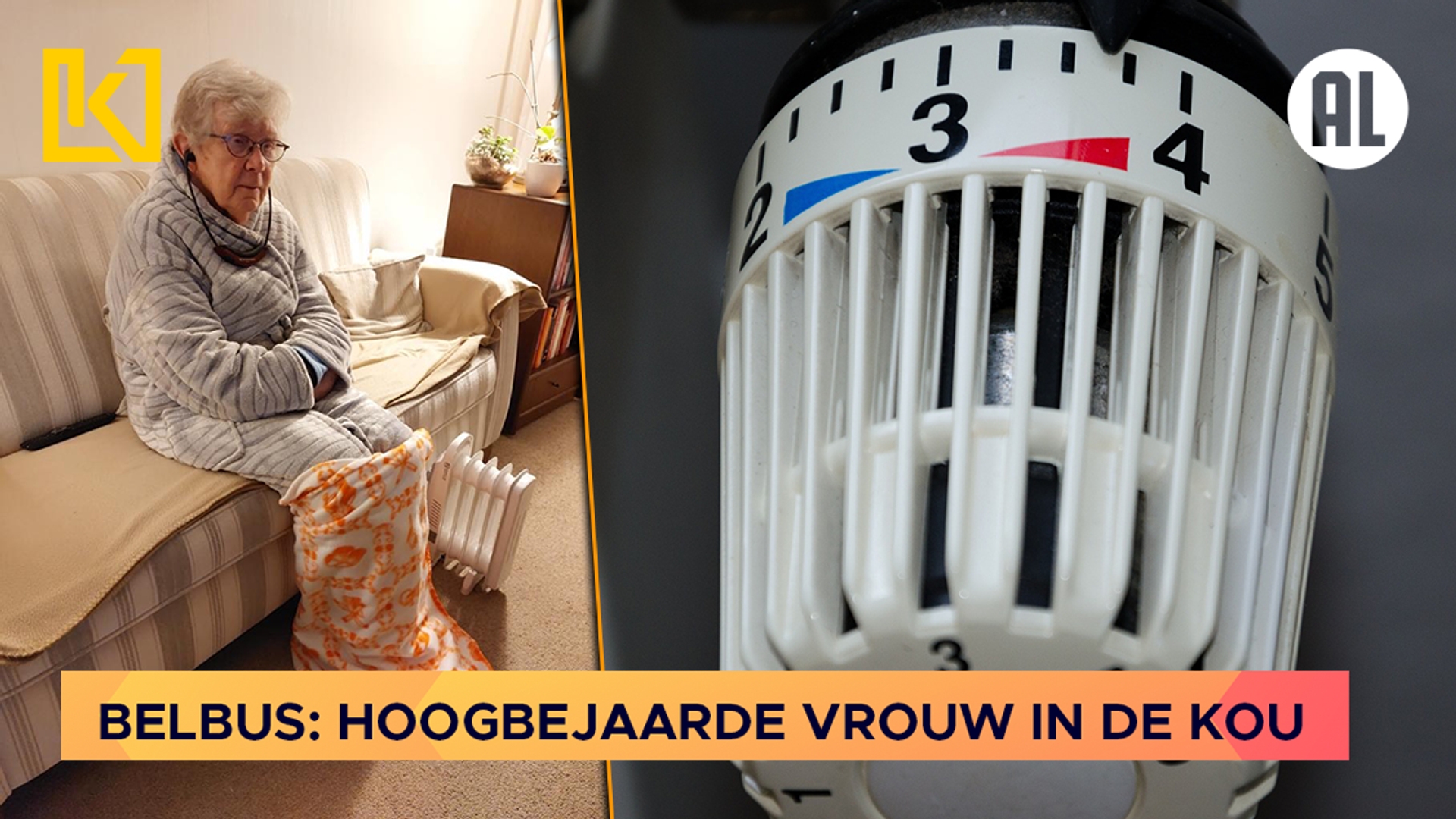 Afbeelding van Belbus: Hoogbejaarde vrouw in de kou wegens zeer hoge energierekening