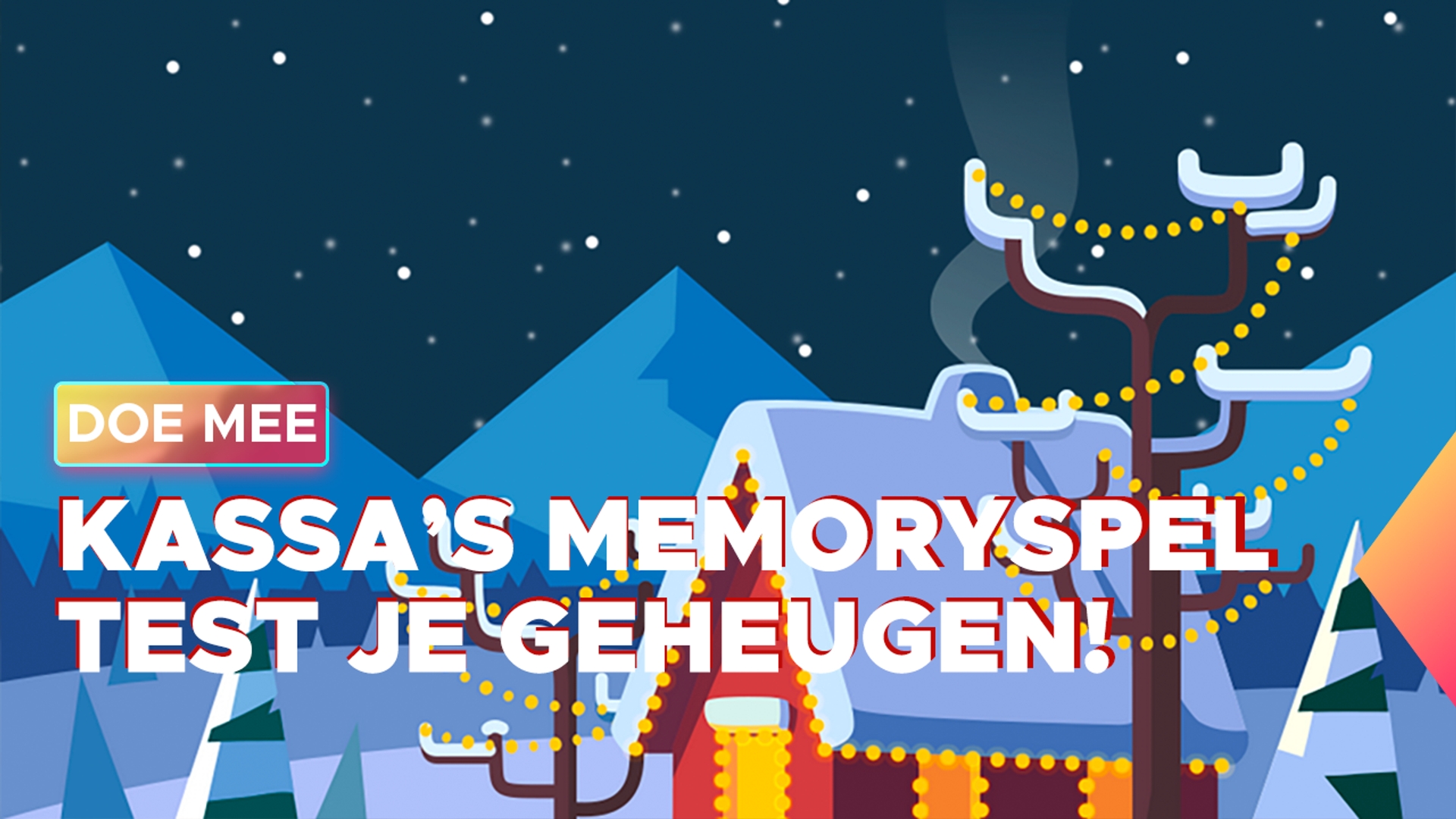 Afbeelding van Zin in een ouderwets potje memory? Doe mee aan Kassa's eindejaarsspel!