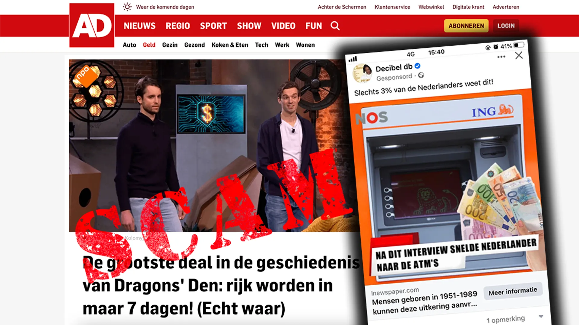 Afbeelding van Malafide advertenties op Facebook leiden tot bitcoinfraude