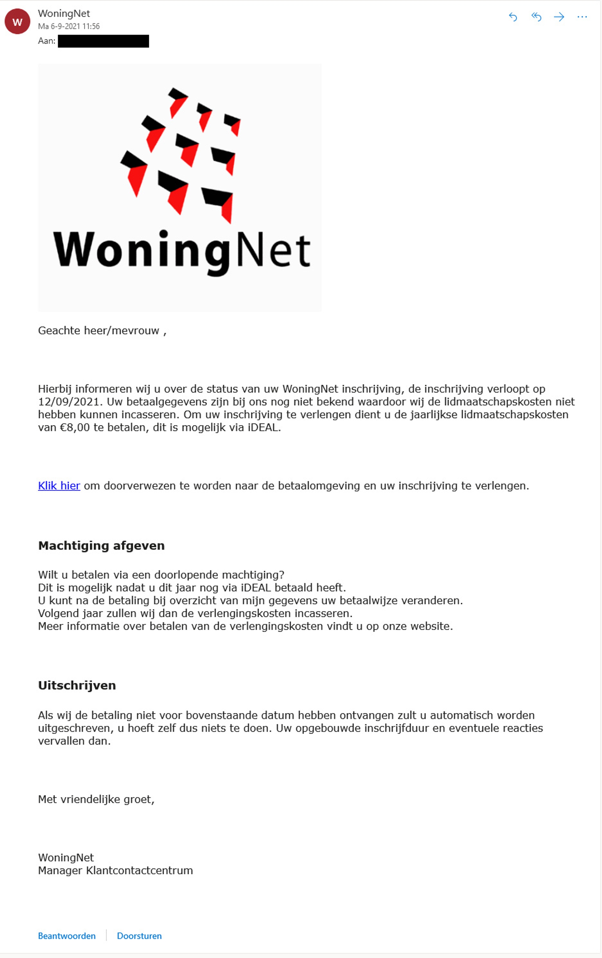 woningnet-phishing