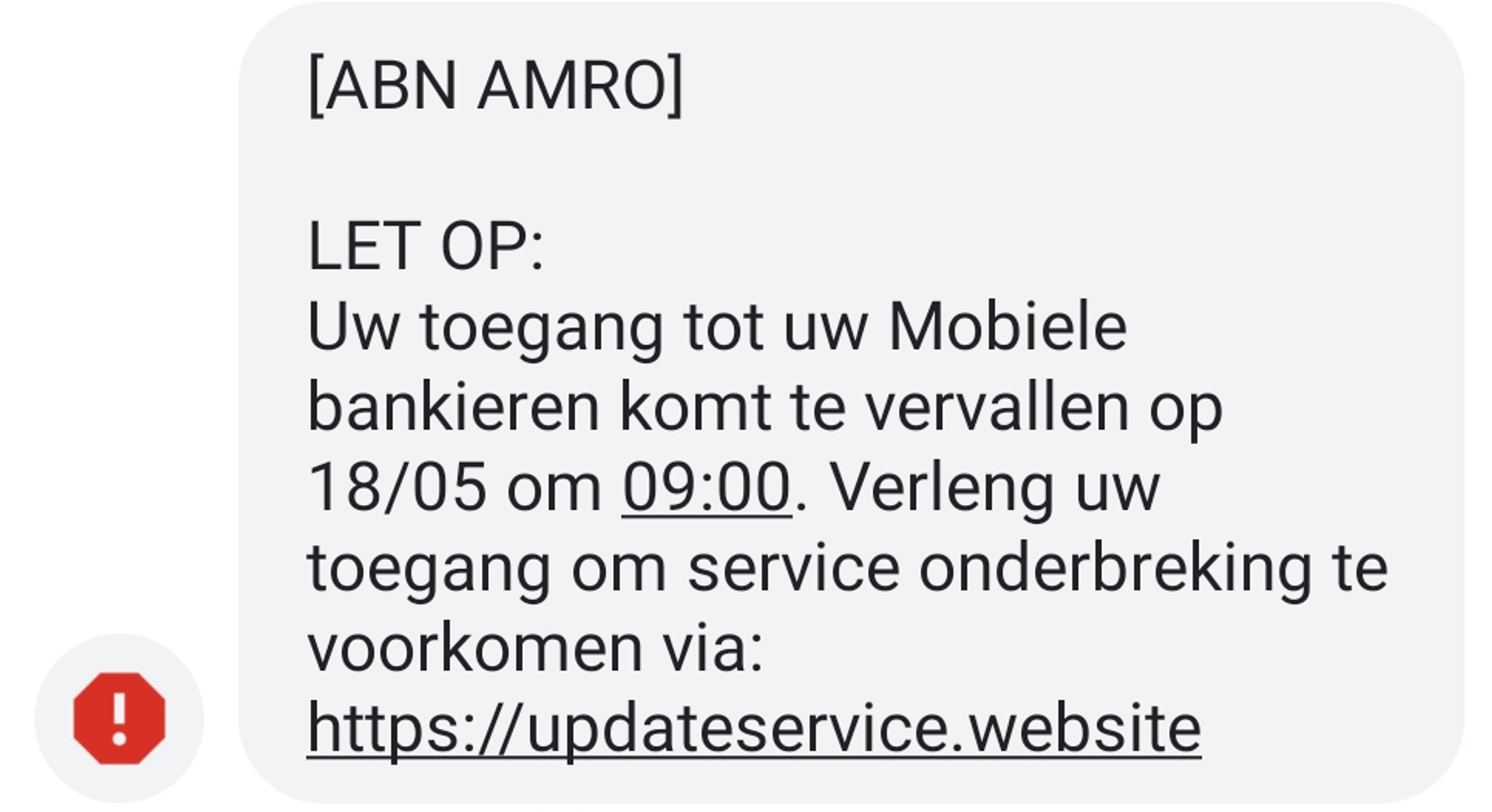 sms abn amro nep2