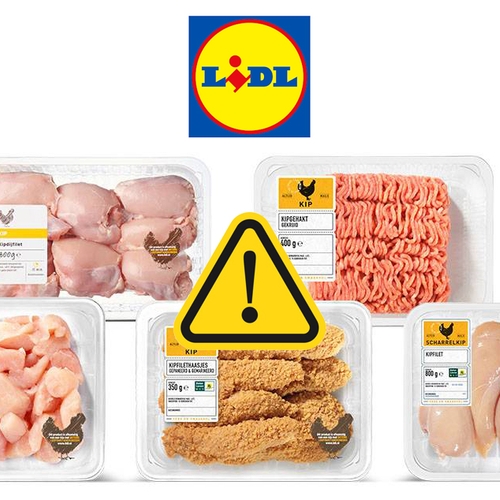 Waarschuwing Lidl: verkeerde houdbaarheidsdatum op verpakkingen kip