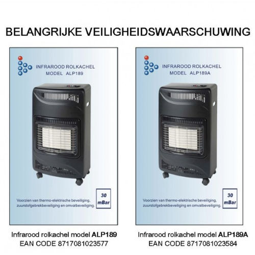 Terughaalactie Badé infraroodkachels