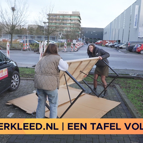 Belbus: 123vloerkleed.nl en de tafel vol met gaten