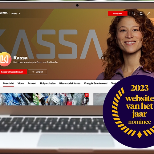 Kassa genomineerd voor Website van het Jaar: Stem jij ook op ons?