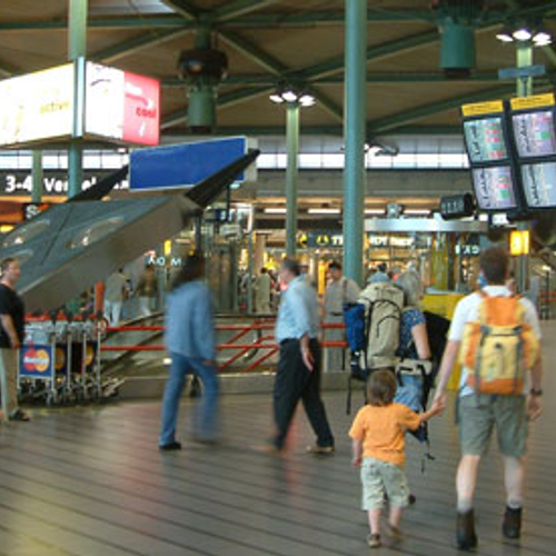 Weer chaos op Schiphol