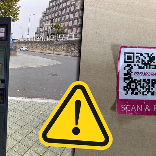 Afbeelding van Politie: Stickers met QR-code op parkeerautomaten zijn van oplichters