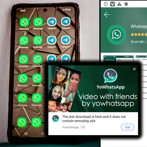 Afbeelding van WhatsApp-accounts gehackt na gebruik nepversies WhatsApp voor Android