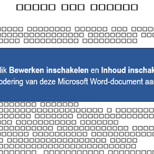 Pas op voor phishingmailtjes met Word-bijlage