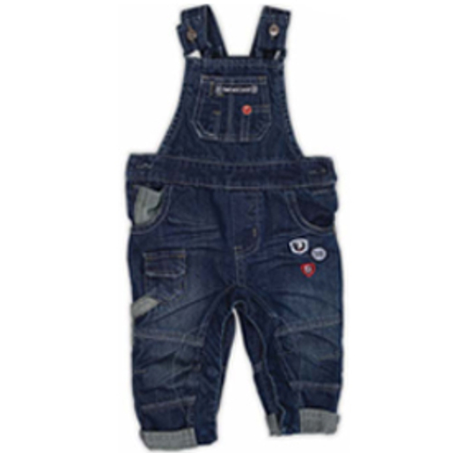 Veiligheidswaarschuwing Prénatal Denim tuinbroek baby en peuter jongenscollectie