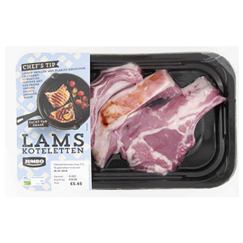 Jumbo roept lamskoteletten terug