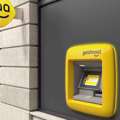 Pinautomaten ING, Rabobank en ABN AMRO worden vervangen door gele 'Geldmaat'