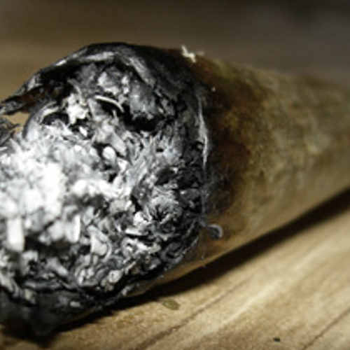 Protest tegen wietpas in Amsterdam