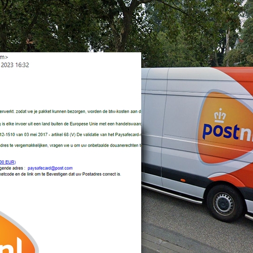 Afbeelding van Trap niet in nepmail PostNL over "100 euro onbetaalde douanerechten"